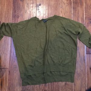 SOFT MUSTARD-GREEN SWEATER